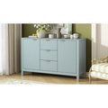Buffet Sideboard Featuring 3 Adjustable Shelves, 3 Drawers, and Soft Close Doors