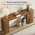70.9 Inch Console Sofa Table for Living Room, Entryway, and Hallway