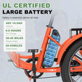 ABORON 3.0 Fat Tire Electric Trike for Senior Foldable E Bike, 500W Motorized Tricycle Adult 20" Folding 3 Wheel Electric Commute Bike Trike W/48V