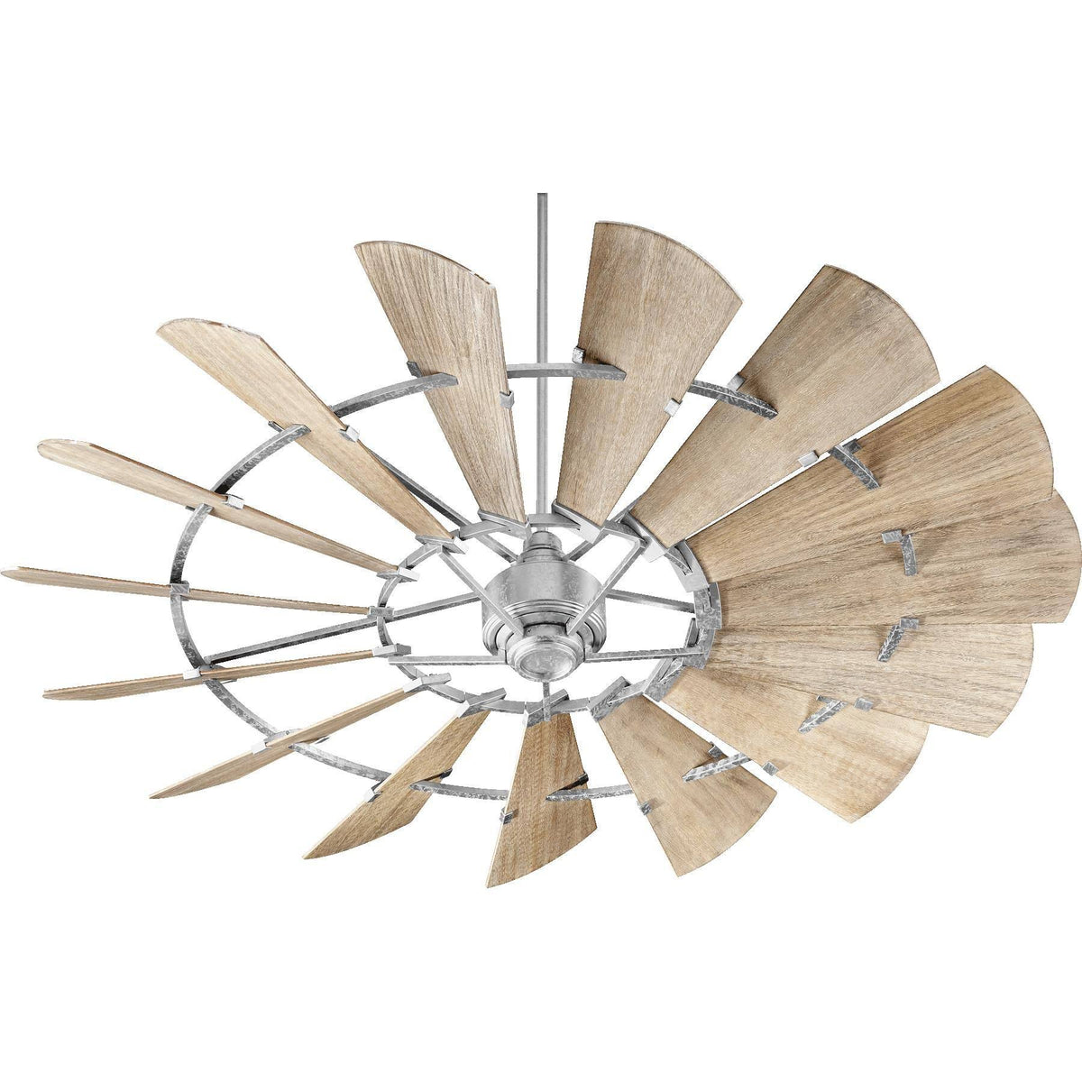 Quorum Windmill 72" Ceiling Fan Galvanized 97215 9