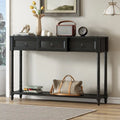 Entryway Console Table with Drawers Stylish Sofa Table